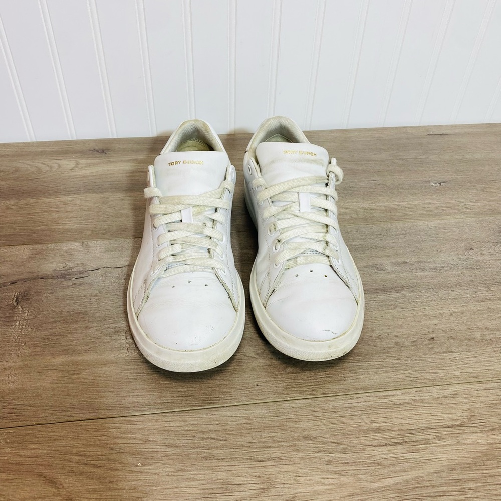 Use women TORY BURCH Howell Court Sneakers size 8 - Picture 2 of 8